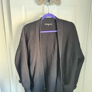 Quince Black Ribbed women’s Cardigan